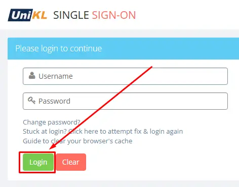 How to Log in to the UniKL Portal