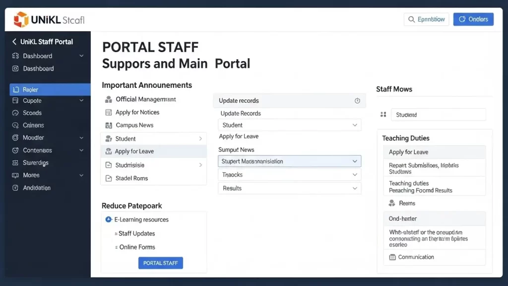 UniKL Staff Portal: Employee Access Portal